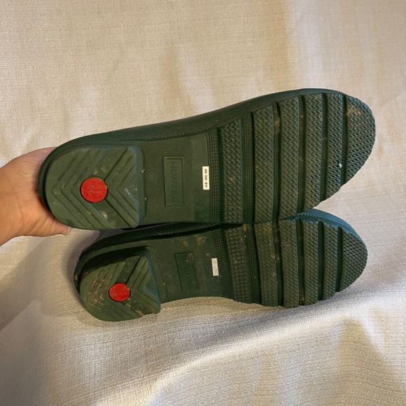 Hunter Dark Green Chelsea Boots - Picture 5 of 7